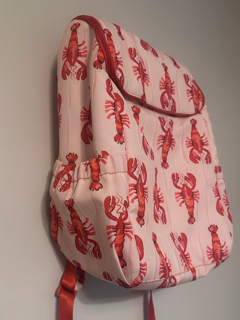 Vera Bradley Essential Lobster Clause Backpack Cooler Beach Vacation Pool NWOT - Picture 2 of 5